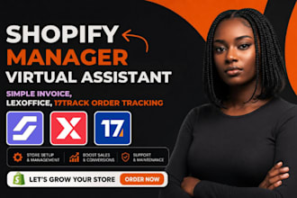 manage shopify orders and shipping with simple invoice, lexoffice and 17track