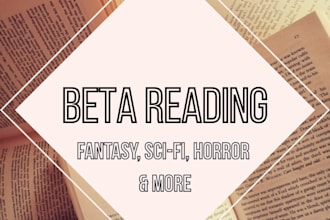 beta read your fiction manuscript