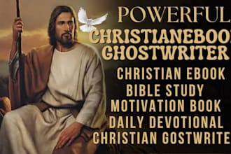 be your christian ebook ghostwriter for devotionals and faith books