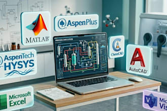 do aspen hysys simulation and chemical engineering projects