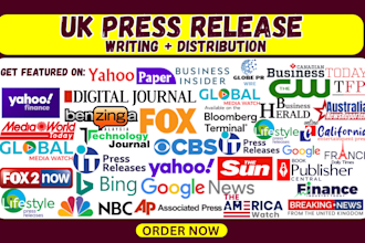 do UK press release writing and distribution UK press release distribution SEO