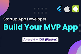 build your flutter mvp app for startup or idea