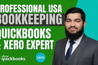 provide quickbooks bookkeeping and bank reconciliation USA