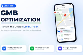 do complete gbp optimization with onpage and offpage local seo