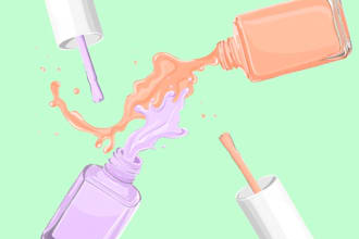 create elegant beauty and cosmetics illustrations