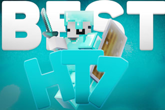 make high quality minecraft thumbnails
