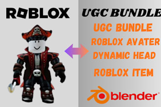 design viral roblox ugc, dynamic heads, and high quality avatar bundles