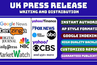 uk press release UK press release distribution UK USA press release submit PR
