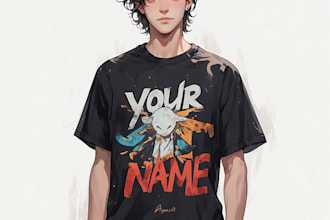 do minimalist typography t shirt design