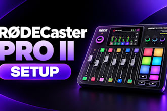 setup rodecaster pro ii for proffessional streaming and gaming