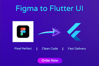 convert figma to flutter app UI with responsive design