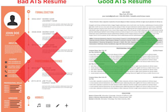 create a professional resume or CV that gets interviews