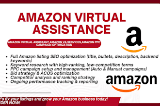 do amazon virtual assistant , amazon va ppc campaign optimization, private label