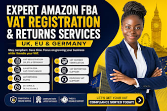 handle amazon fba vat registration returns for UK eu germany