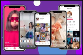 build social media chat app, dating app, web app, live streaming app,flutter app