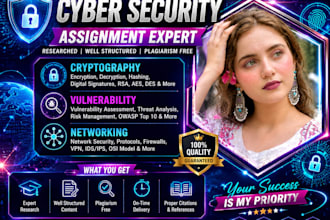 do cyber security assignment cryptography vulnerability and networking