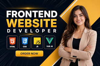 build responsive website development using html css js nodejs