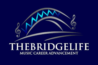 create a modern music logo design