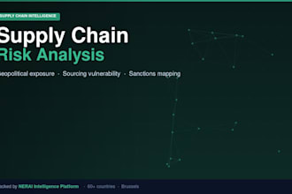 identify geopolitical risks threatening your supply chain and sourcing strategy