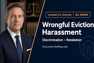 draft a complaint for wrongful eviction or landlord harassment by a US attorney
