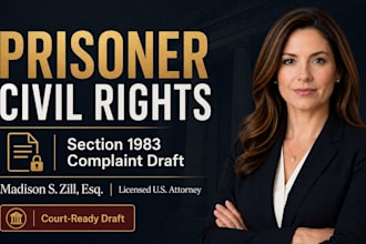 draft a prisoner civil rights section 1983 complaint civil lawsuit US attorney