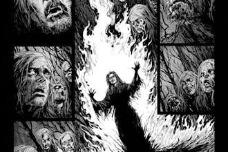fantasy horror and fantasy horror character art