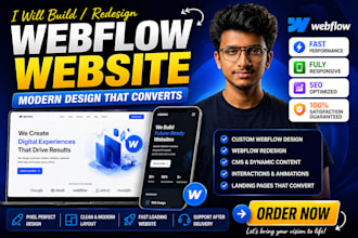 build webflow website webflow redesign webflow website development