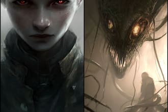 fantasy horror and fantasy horror character