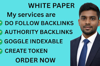 design professional white paper token development blockchain
