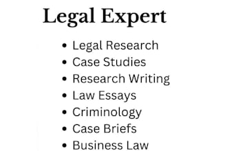 do law,essays, legal research, business law and memo