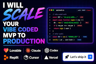 scale your vibe coded mvp to production