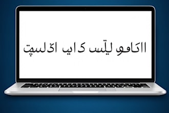 do urdu typing in  inpage , ms word