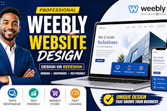 design or redesign professional weebly website migration seo responsive design