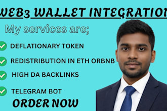 build crypto or nft landing page with web3 wallet  blockchain