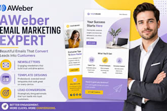 design aweber newsletter aweber campaign template design for lead capturing