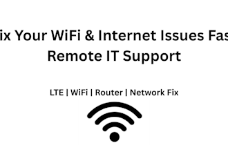 fix your slow internet, wifi or network issues remotely