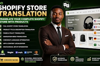 do shopify store tranlation, translate your complete shopify store with products