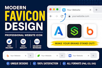 create a professional favicon icon for your brand or website