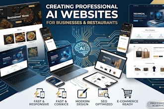 build professional ai business website