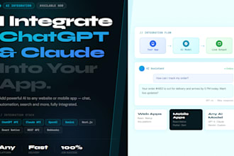 integrate chatgpt or claude ai into your web or mobile app