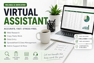 do accurate data entry, copy paste, and web search