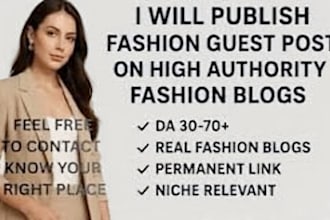 build targeted fashion backlink for fashion blogs