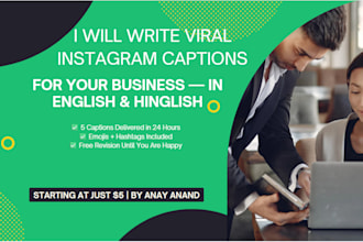write viral instagram caption using ai