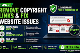 remove copyright link tiktok,reddit, instagram,youtube,facebook, google search