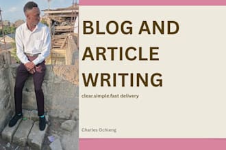 write clear and simple blog articles or summaries