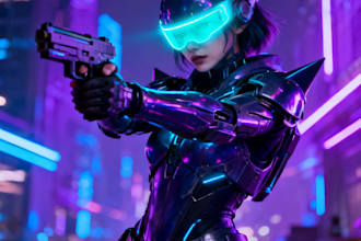 sci fi character illustration or sci fi character