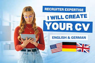 create executive ats friendly CV resume job application linkedin cover letter