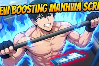 write a manhwa recap script for your youtube channel
