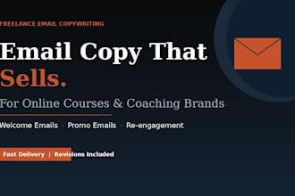 write high converting emails for your online course or coaching brand