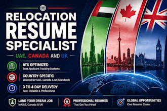 craft professional ats resume CV cover letter linkedin for USA,canada and UK job